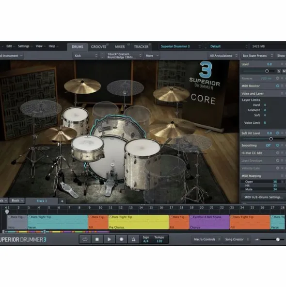 Toontrack Superior Drummer 3 Crossgrade