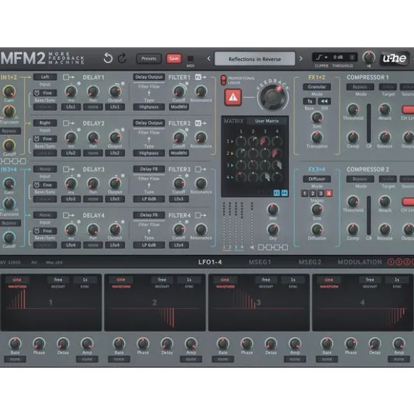 u-he MFM2: More Feedback Machine