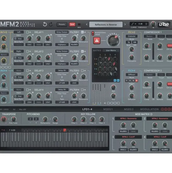 u-he MFM2: More Feedback Machine