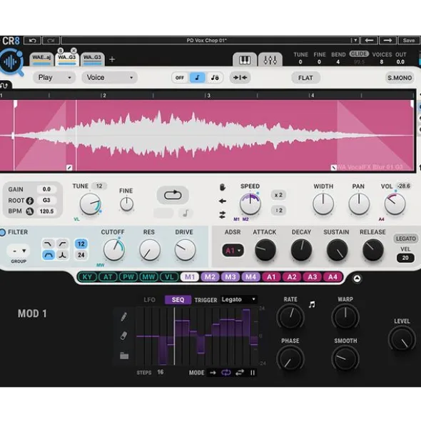 Waves CR8 Creative Sampler