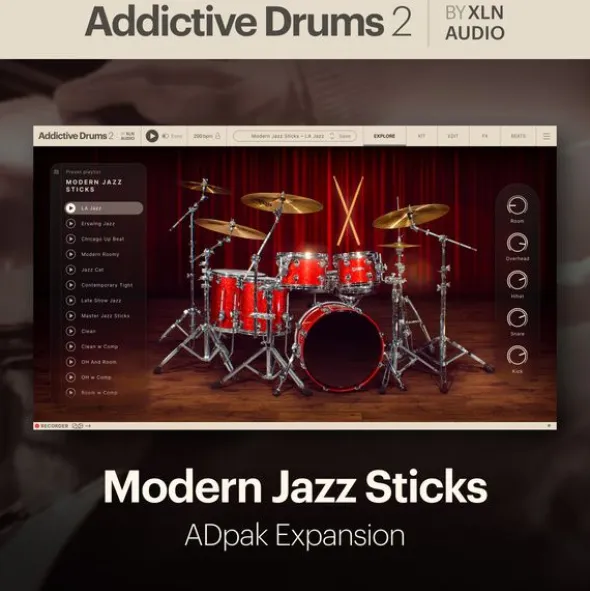 XLN Audio AD 2 Modern Jazz Sticks
