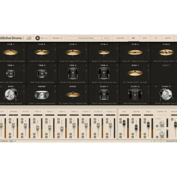 XLN Audio AD2 Progressive Metal