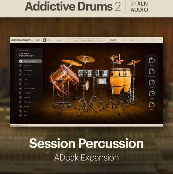 XLN Audio AD 2 Session Percussion