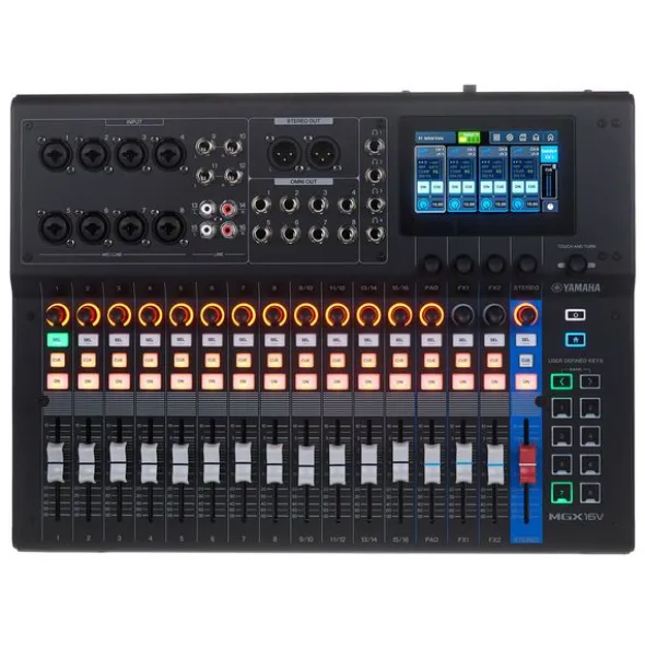 Yamaha MGX16V BK Case Bundle