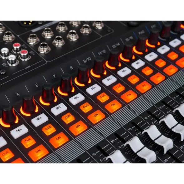 Yamaha MGX16V BK Case Bundle