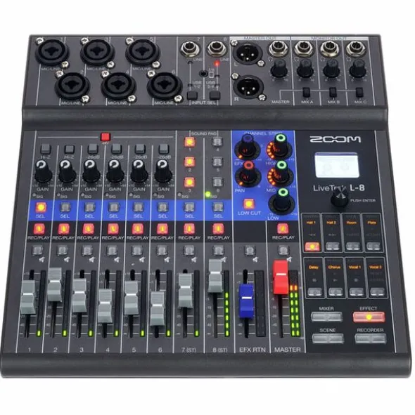 Zoom LiveTrak L-8